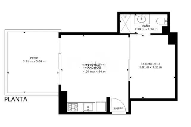 Apartamento tipo loft con garaje incluido y piscina en zona Parque Lagos — 41