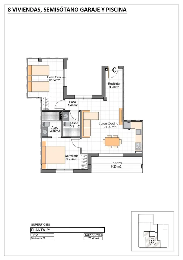 Apartamentos en venta a 200 m de la playa en Lo Pagan — 8