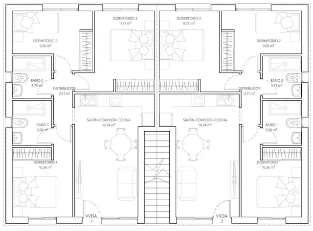 Bungalow 3 habitaciones 71m² en venta - Playa del Cura — 20