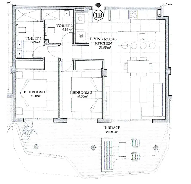 Apartamento 2 habitaciones 111m² en venta - Centro — 8