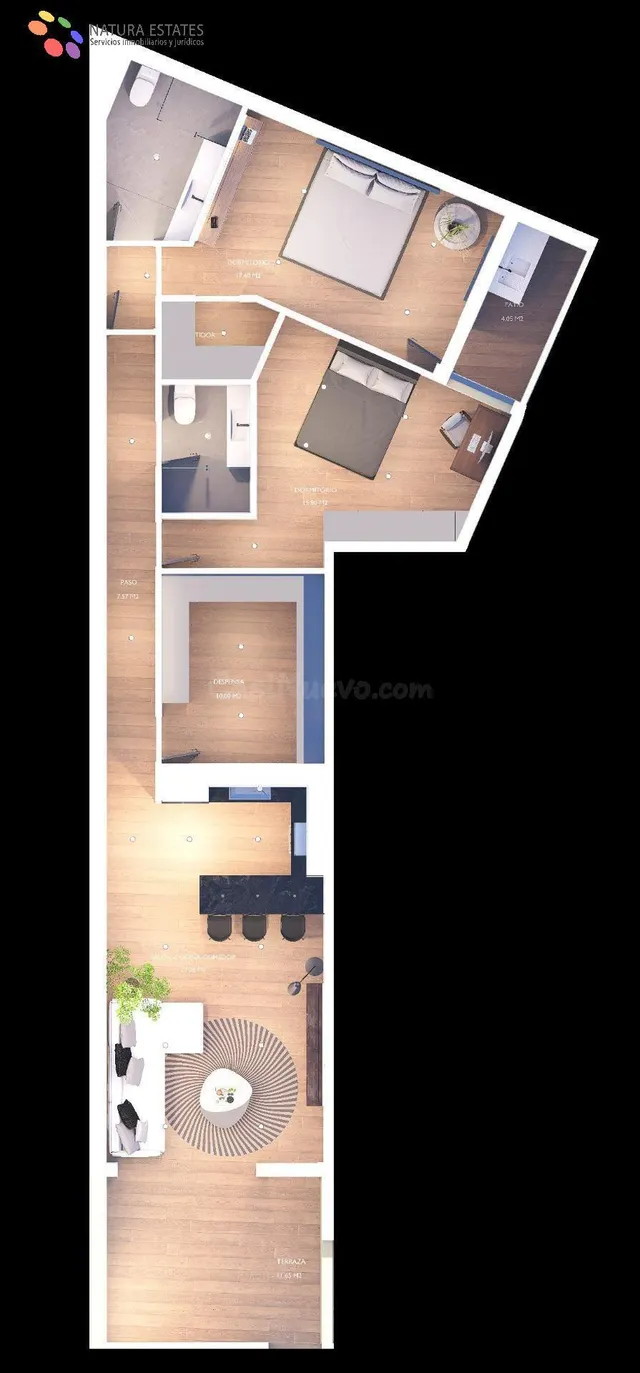 APARTAMENTO EN PRIMERA PLANTA 2+2. LA LUZ LO DEFINE.