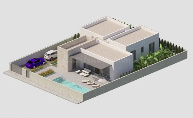 Villa 3 habitaciones 178m² en venta - Pueblo 4 — 3