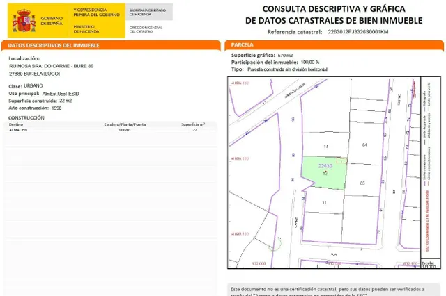 Terreno urbano en venta - Burela - foto 2