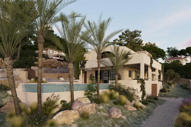 Parcela urbana con proyecto y licencia para villa de lujo en - foto 3