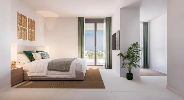 Ático de 3 dormitorios y 2 baños con vistas al mar. Estepona - foto 4