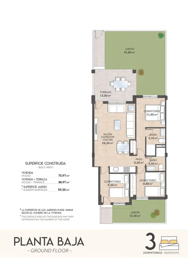 Bungalows de Obra Nueva en San Miguel de Salinas – Naturaleza, Golf y Confort — 17