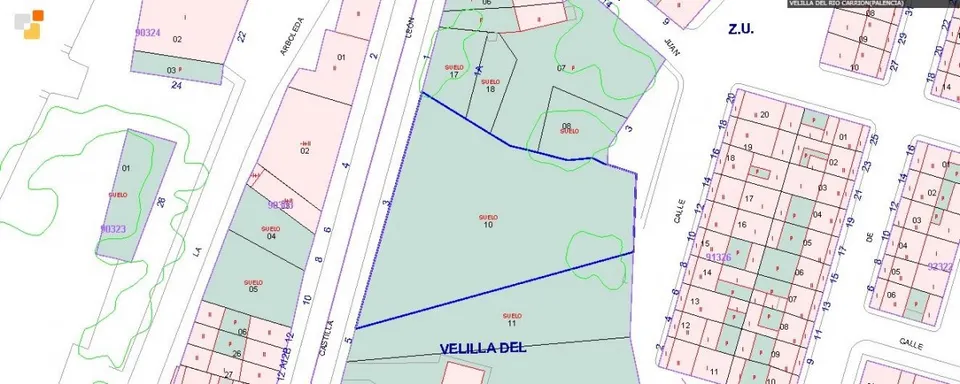 SE VENDE TERRENO URBANO EN VELILLA DEL RIO CARRION