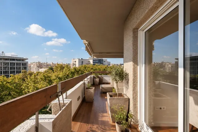 La luz también se vive fuera: tres dormitorios y una gran terraza en Pla del Real — 12
