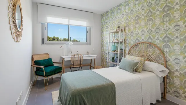 Apartamento primera planta de 3 dormitorios y 2 baños con vistas al mar. Mijas Costa — 7