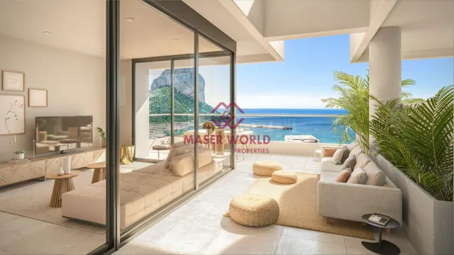ÁTICOS DE LUJO DE OBRA NUEVA CON VISTAS AL MAR EN CALPE — 2