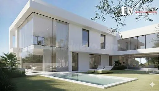 Villa de lujo contemporánea con vistas al mar y la bahía de 