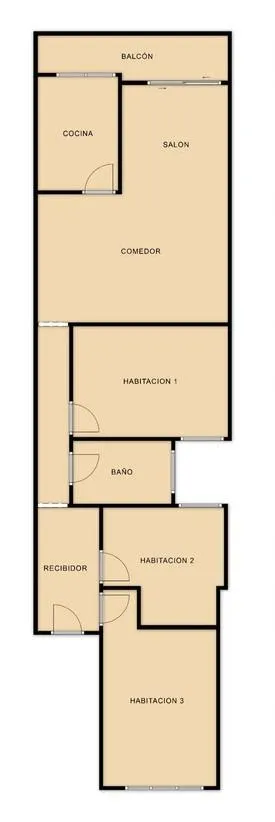 Piso en venta en la zona de La Románica de 3 dormitorios lito para entrar a vivir – La Creu de Barberà — 21