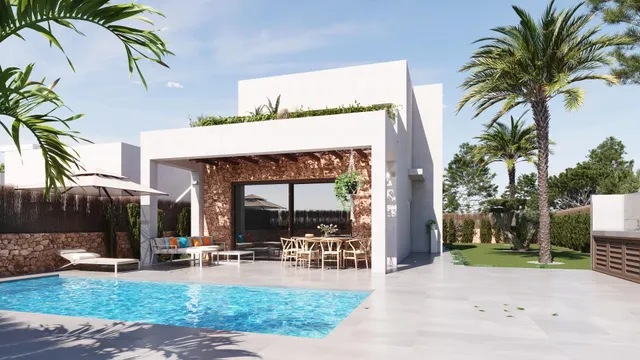 Villas Independientes de 3 dormitorios con piscina privada en Lomas de Cabo Roig — 5