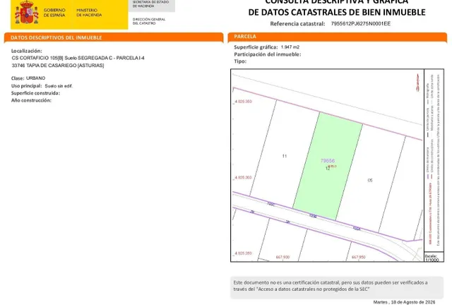 Tres parcelas edificables en venta en el cortaficio – Tapia de Casariego — 6