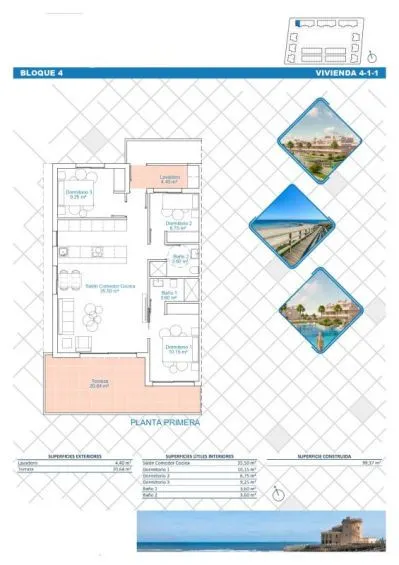 Apartamento 3 habitaciones 169m² en venta - Zona Pueblo — 35