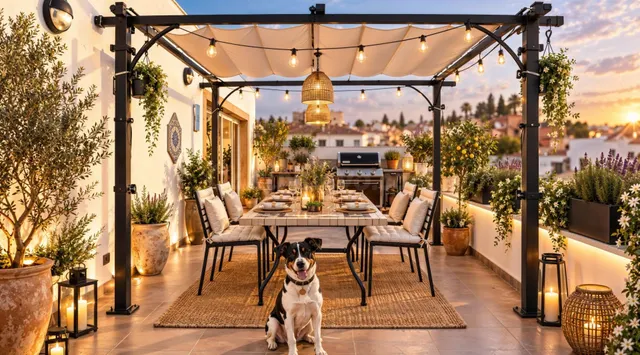 UNA TERRAZA DONDE LA CASA RECIBE UN NUEVO AIRE Y SE CONVIERTE EN UN ÁTICO DE LUJO!! — 3