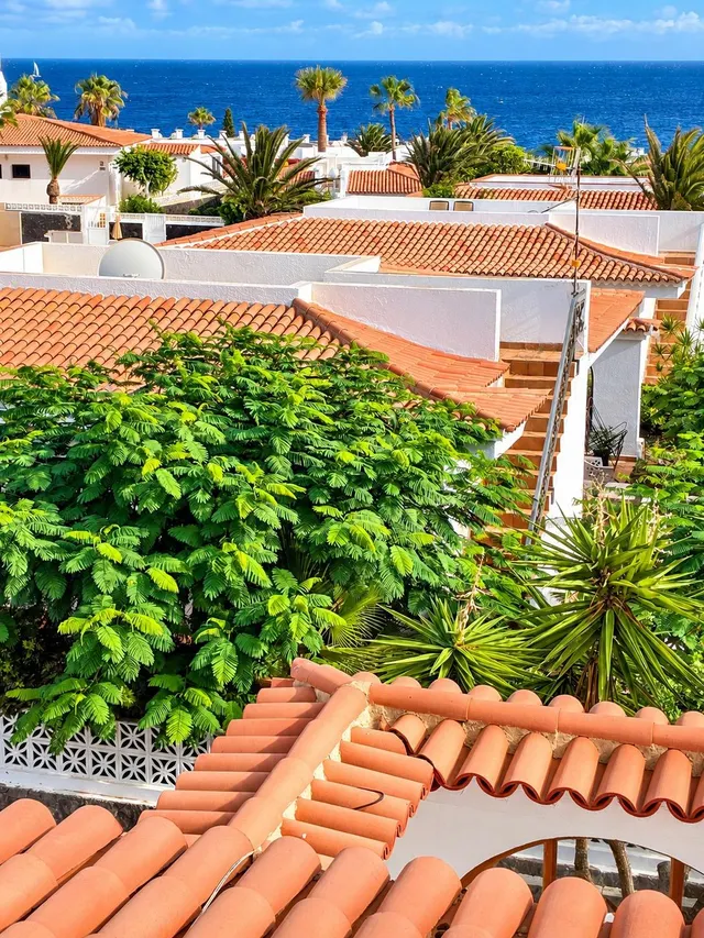 Casa independiente con vistas al mar y al Teide, garaje doble y piscina comunitaria — 24