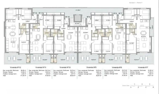 Apartamento 2 habitaciones 100m² en venta - Zona Pueblo — 3