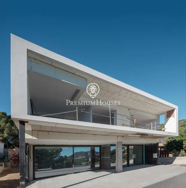 Obra Nueva en construcción en Premià de Dalt con vistas mar - Costa Barcelona — 27