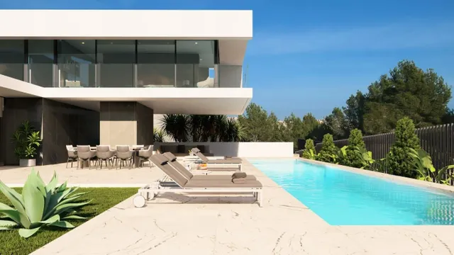 Propiedad de lujo moderno en El Portet, Moraira — 2