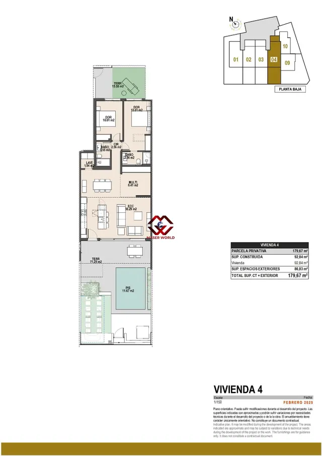 Promoción boutique de viviendas de nueva construcción con piscina privada en Pilar de la Horadada — 24