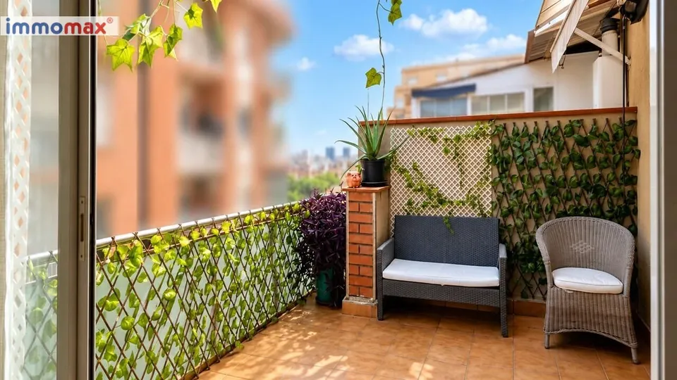 Piso en inmejorable zona de esplugues sin ascensor con terraza y 3 habitaciones