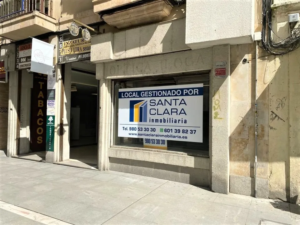 AMPLIO LOCAL COMERCIAL EN ALQUILER EN PLENO CENTRO DE ZAMORA
