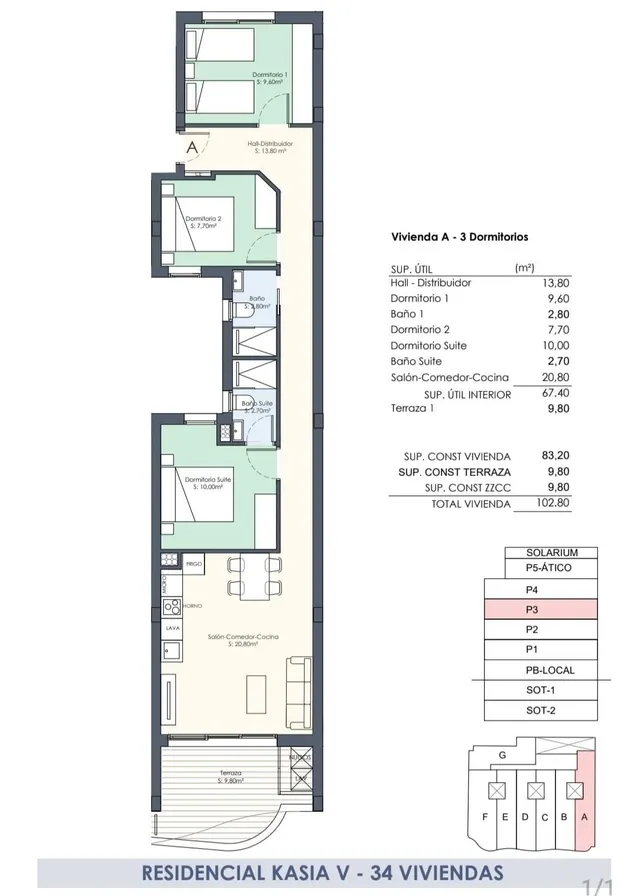 VENTA - OBRA NUEVA - APARTAMENTO - PLAYA DE LOS LOCOS - PISCINA COMUNITARIA — 13