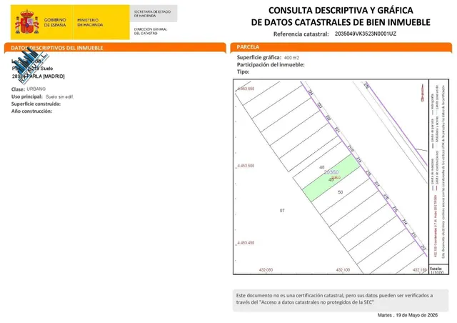 ️ SUELO URBANIZABLE EN PARLA (MADRID) – LOTE DE 20 ACTIVOS E - foto 5