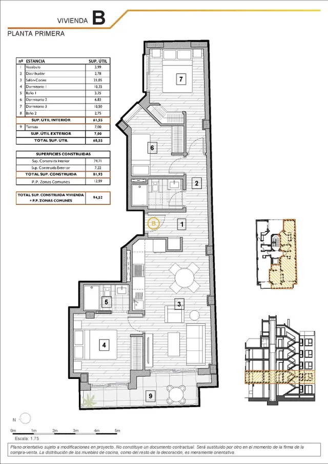 Apartamentos de nueva construcción a 600 metros de la playa en Guardamar del Segura — 18