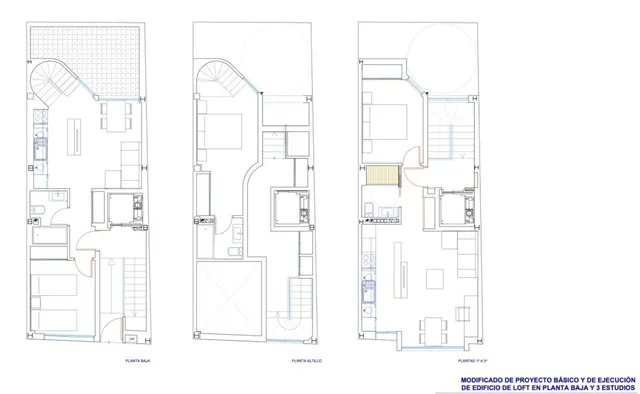 Terreno urbano en calle Alfaro 8 de 73 m2 de parcela. Ideal para  una casa familiar o construcción de estudios en altura. PROYECTO DE EJECUCIÓN — 3