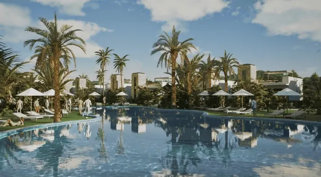 Villa en Mazarrón . Tres dormitorios, solárium, semisótano y piscina comunitaria — 14