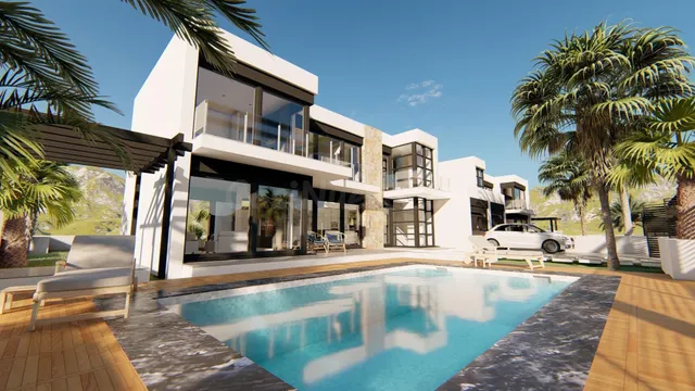 Exclusiva casa de obra nueva con piscina privada cerca de la
