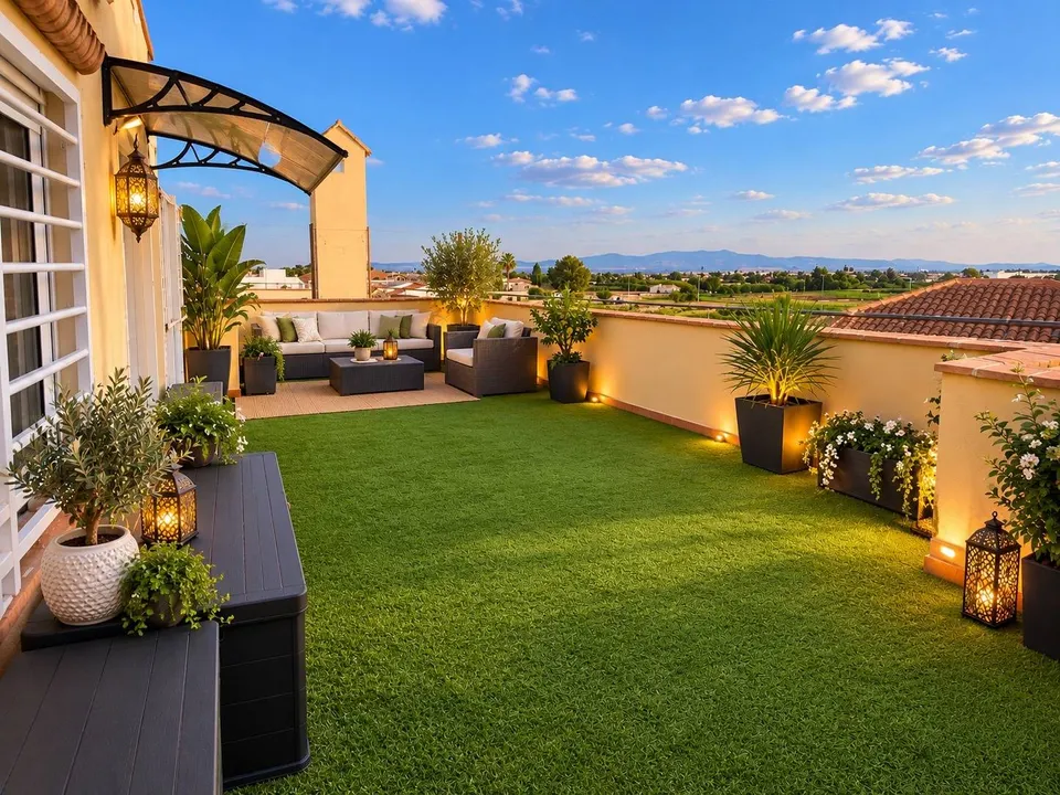 ÁTICO EN VENTA EN DAYA NUEVA – 3 DORMITORIOS, TERRAZA PRIVADA DE 40 M2 Y CHIMENEA