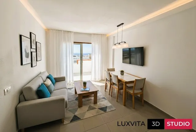 Acogedor apartamento con terraza y vistas al mar en Playa de las Américas — 3