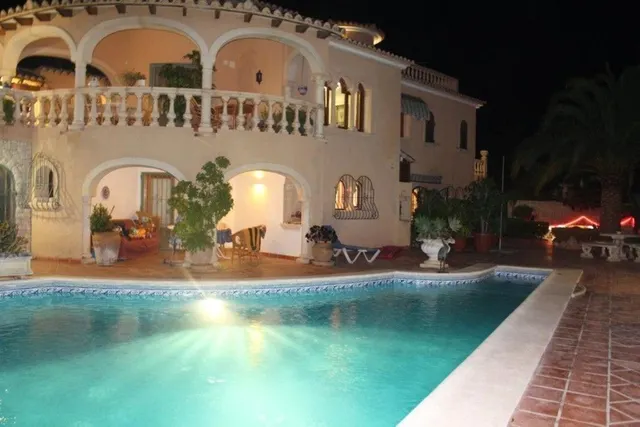 ✓Amplia Villa con Vistas al Mar, Piscina y apartamentos en Benissa, Costa Blanca. — 26