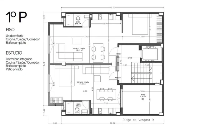 Precioso apartamento a a estrenar con patio. Entorno de calle Hilera. — 9