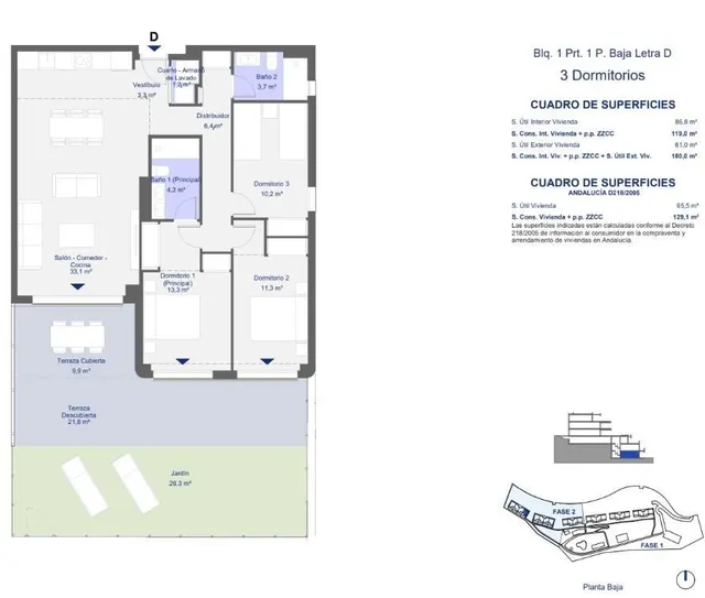 Apartamento 3 habitaciones 133m² en venta - Costa del sol — 13