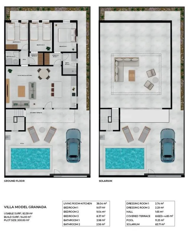 CHALET DE DISEÑO EN LA PINILLA, MODELO GRANADA - REF 1532 — 2
