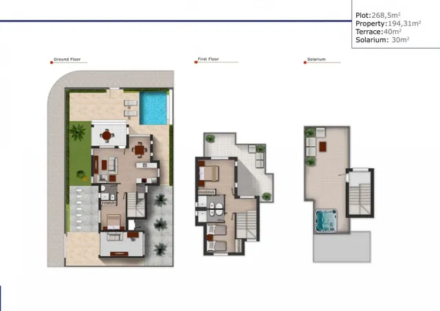 VILLA DE OBRA NUEVA EN LOS ALCAZARES — 16