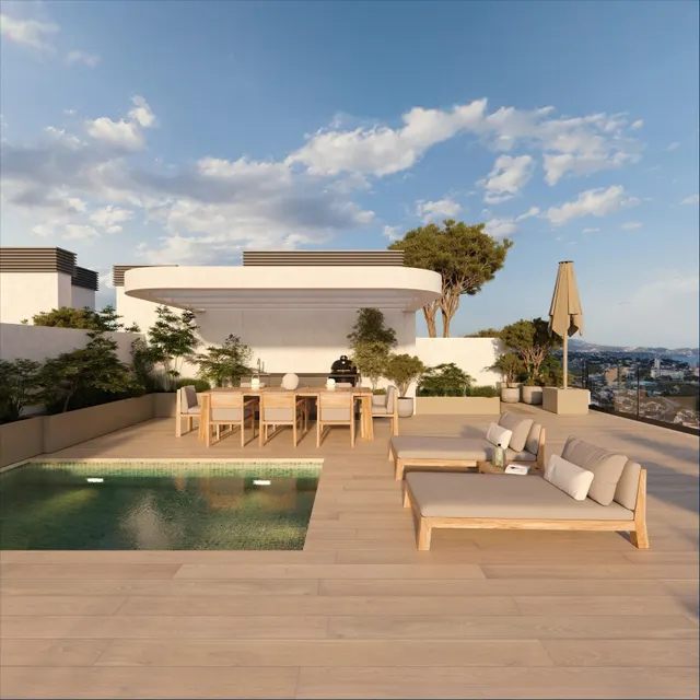 Modernas viviendas de nueva construcción en Calpe, a solo 450 m de la playa del Cantal Roig — 32