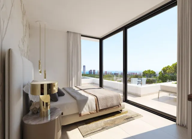 VILLAS DE OBRA NUEVA MODERNAS CON VISTAS AL MAR EN SIERRA CORTINA — 12