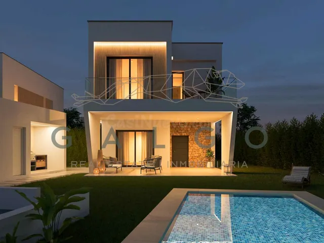 Comprar chalet de obra nueva en Calicanto con piscina - foto 4