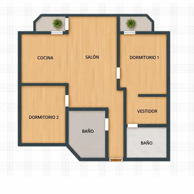 Piso 2 habitaciones 52m² en venta - Prosperidad — 21