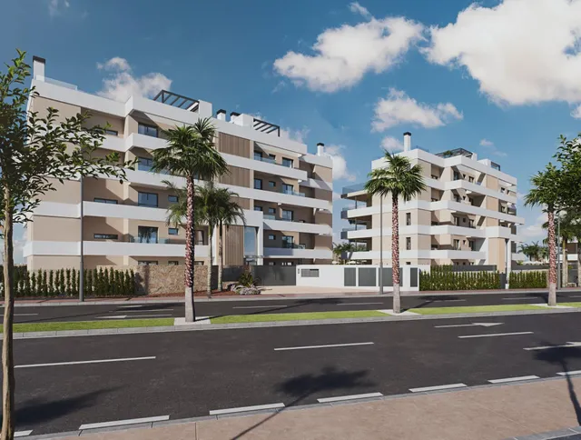 Apartamento de lujo con 2 dormitorios en venta en el Santa Rosalia Lake and Life Resort(Murcia) — 23