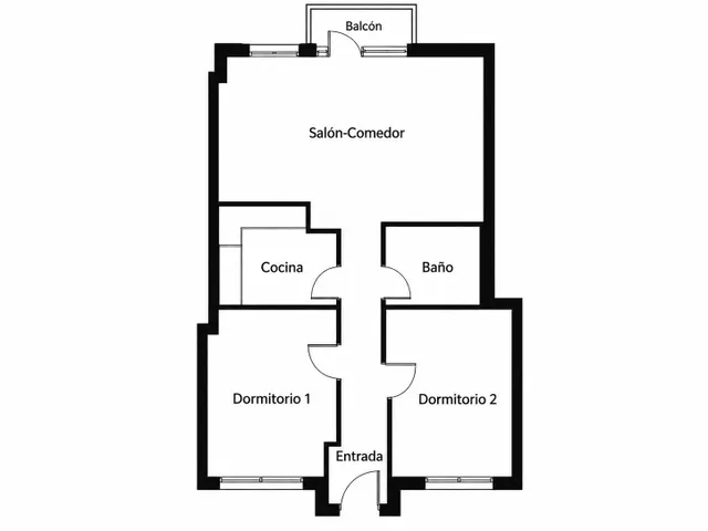 Piso reformado de 2 habitaciones en alquiler en Ruzafa — 21