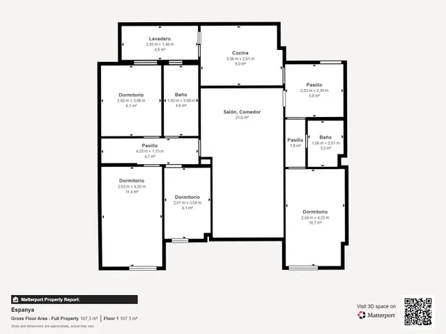 Piso muy céntrico con 4 habitaciones — 36