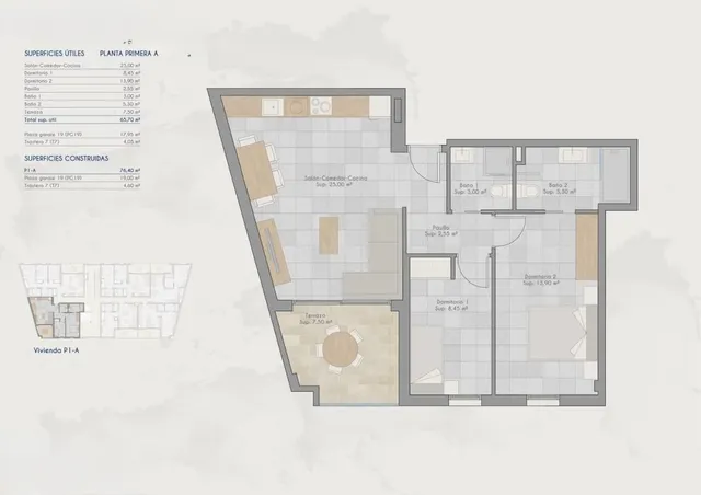 Apartamento 1 habitación 59m² en venta - Lo Pagán — 17