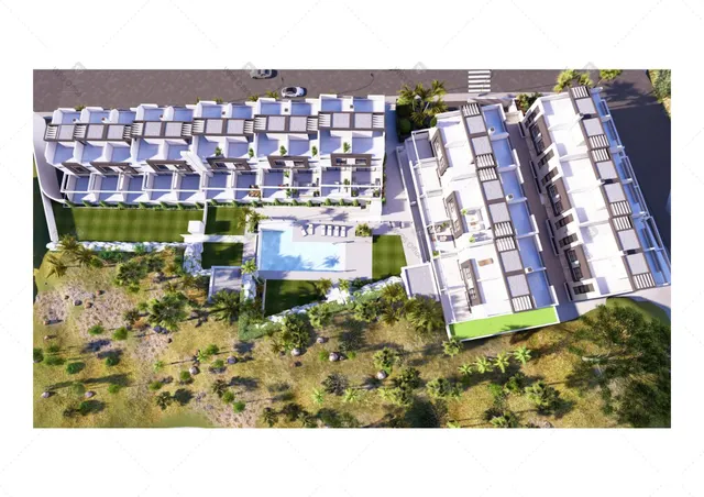 Viviendas con 3 dormitorios, 3 baños, salón, cocina, terraza, solárium, garaje cerrado y trastero. — 6