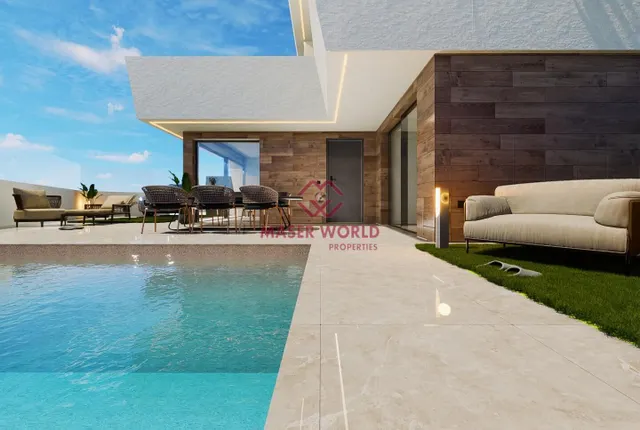 Villas de nueva construcción en San Pedro del Pinatar con piscina privada — 6